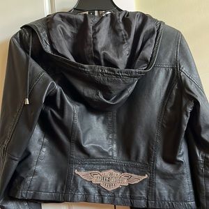 Harley Davidson Leather jacket Dixie women’s casual leather jacket 97027–15VW